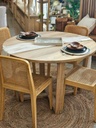[AAB556.0] MESA DE COMEDOR 100 CM ALAMO REDONDA - eCommerce 2