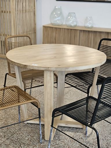 [AAB557.0] MESA DE COMEDOR 120 CM ALAMO REDONDA - eCommerce 3