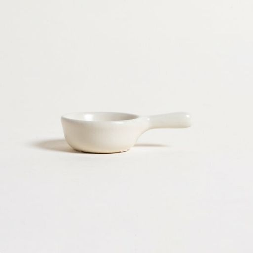[AAC880] MINI DIP REDONDO CON ASA DE CERAMICA CREAM - eCommerce 2