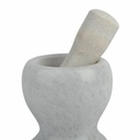 [AAC856] MORTERO DE MARMOL BLANCO - eCommerce 5