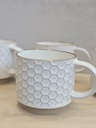 [AAF553.2] MUG BLANCO CON DORADO 350 ML Puntitos - eCommerce 4