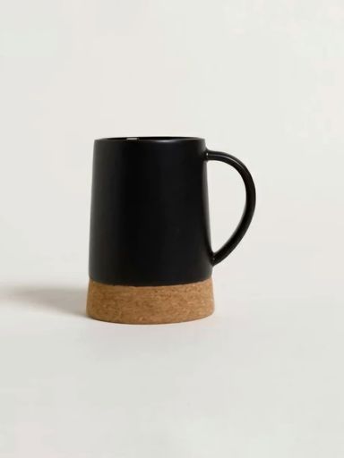 [AAC543.0] MUG CONICO NEGRO BASE CORCHO - eCommerce 3