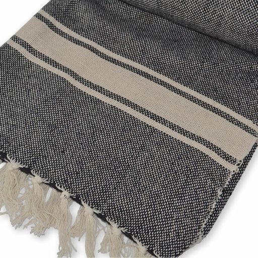[AAD372] Manta Algodon Gris Con Guarda Natural - eCommerce 2