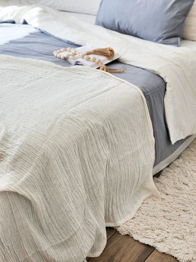 [AAA095.0] PIE DE CAMA GASA - OFF WHITE 2.40 - eCommerce 2