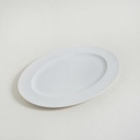 [AAE586] PLATO OVAL PORCELANA BLANCA DISEÑO ENCADENADO 30.5X22.5 CM - eCommerce 4