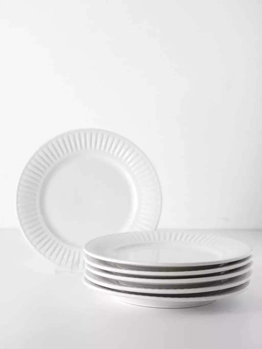[AAE435] PLATO PLAYO STONEWARE DAISY BLANCO X6 PIEZAS - eCommerce 2