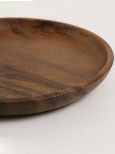 [AAC628.0] PLATO REDONDO ACACIA 20 CM - eCommerce 2