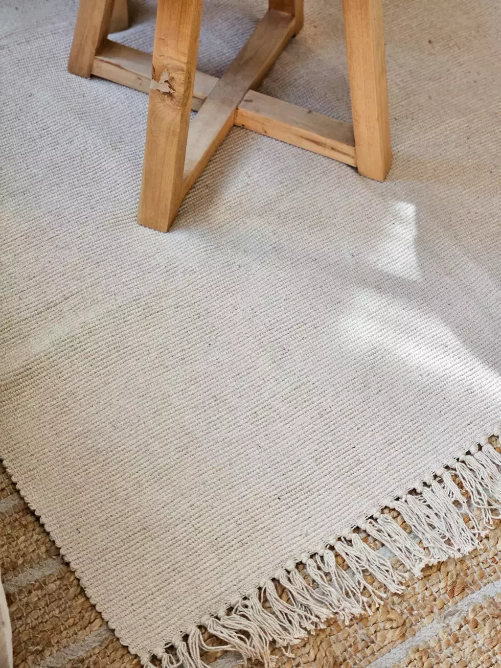 [AAE689] ALFOMBRA TRAMADO ROMBOS NATURAL 120X180 CM - eCommerce 4