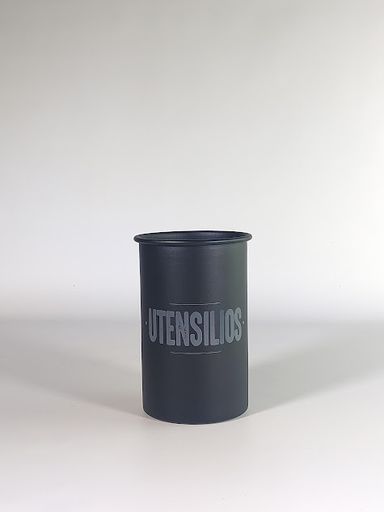 [AAG590] PORTA UTENSILIOS METALICO NEGRO - eCommerce 3