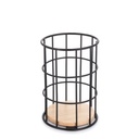 [AAF399] PORTA UTENSILIOS NEGRO BASE BAMBOO ALTO - eCommerce 5