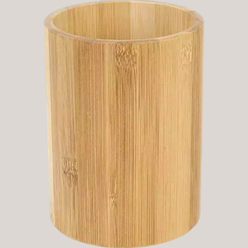 [AAE645] PORTA UTENSILIOS REDONDO LISO BAMBOO 12X9CM - eCommerce 3