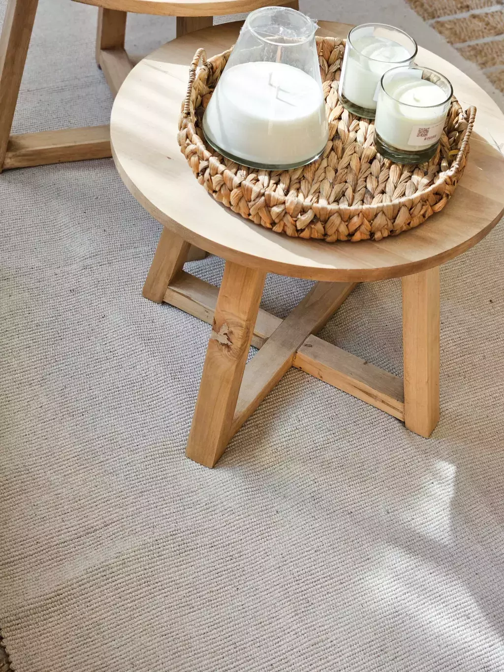 [AAE688] ALFOMBRA TRAMADO ROMBOS NATURAL 70X140 CM - eCommerce 5