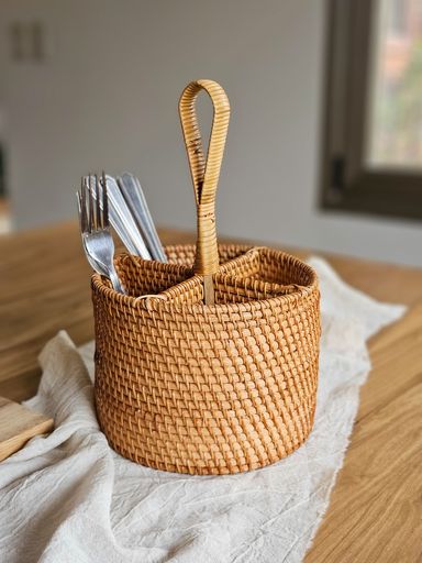 [AAG633] Portacubiertos de rattan - eCommerce 3