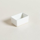[AAE242] RECIPIENTE DE PORCELANA BLANCA RECTANGULAR 9X6 CM - eCommerce 3