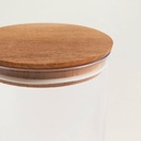 [AAD699] RECIPIENTE REDONDO ACRILICO TAPA MADERA 900 ML - eCommerce 2