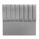 [AAE796] RESPALDO DE CAMA CANELON GRIS CLARO 160 - eCommerce 3