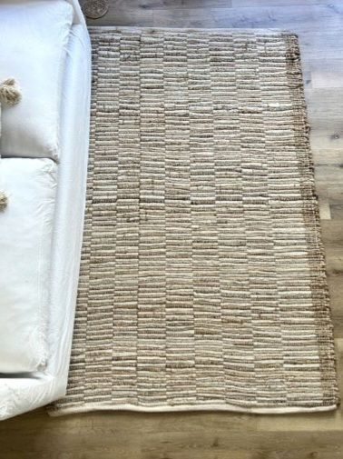 [AAB490.0] ALFOMBRA YUTE Y ALGODON RAYAS HORIZONTALES 160X230 - eCommerce 3