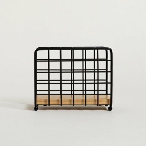 [AAC454.0] SERVILLETERO NEGRO VERTICAL BASE BAMBOO - eCommerce 2