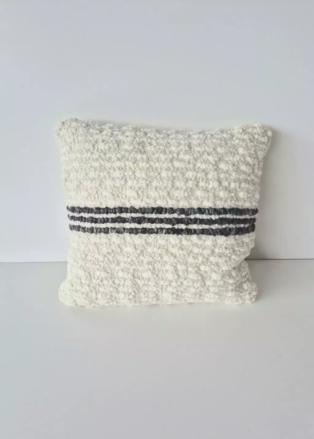 [AAF514] ALMOHADON ALGODON Y LANA NEGRO 45X45 - eCommerce 4
