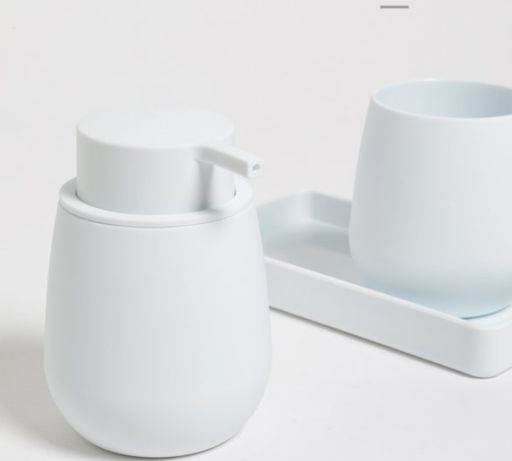 [AAE698] SET DE BAÑO X3 BANDEJA SILICONADO BLANCO - eCommerce 3