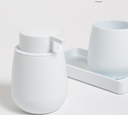 [AAE698] SET DE BAÑO X3 BANDEJA SILICONADO BLANCO - eCommerce 3