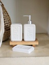 [AAE816] SET DE BAÑO X3 CERAMICA WASH BLANCO - eCommerce 3