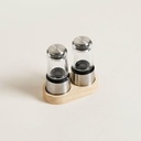 [AAE241] SET DE SALERO Y PIMENTERO ACERO BASE MADERA - eCommerce 4