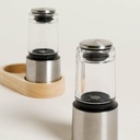 [AAE241] SET DE SALERO Y PIMENTERO ACERO BASE MADERA - eCommerce 5