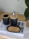 [AAG138] SET X3 DE BAÑO NEGRO BAMBOO - eCommerce 3