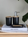 [AAG138] SET X3 DE BAÑO NEGRO BAMBOO - eCommerce 4