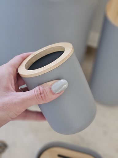 [AAE252] SET X5 PIEZAS DE BAÑO GRIS - eCommerce 5