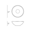 [AAG155] SET X6 BOWL ORGANICA LINHAS NEGRO 370ML - eCommerce 6