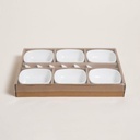 [AAC871] SET X6 COPETINEROS DE PORCELANA BLANCOS - eCommerce 4