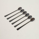 [AAC721.0] SET X6 CUCHARAS DE ACERO NEGRO OVAL - eCommerce 4