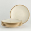 [AAB933.0] SET X6 PLATO DE POSTRE HAMPSHIRE BEIGE - eCommerce 2