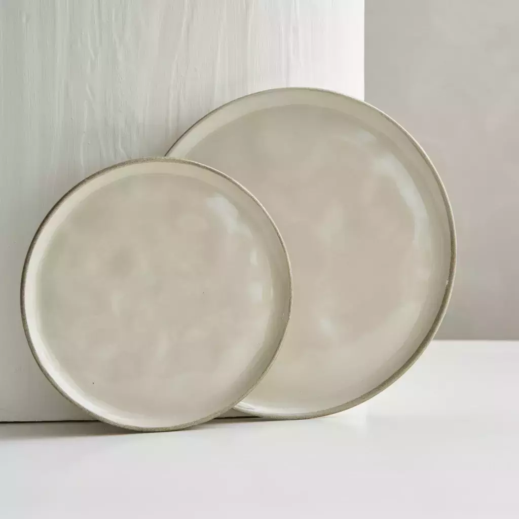 [AAE628] SET X6 PLATO DE POSTRE LINEA ORGANICA PLAIN RUSTICA - eCommerce 2