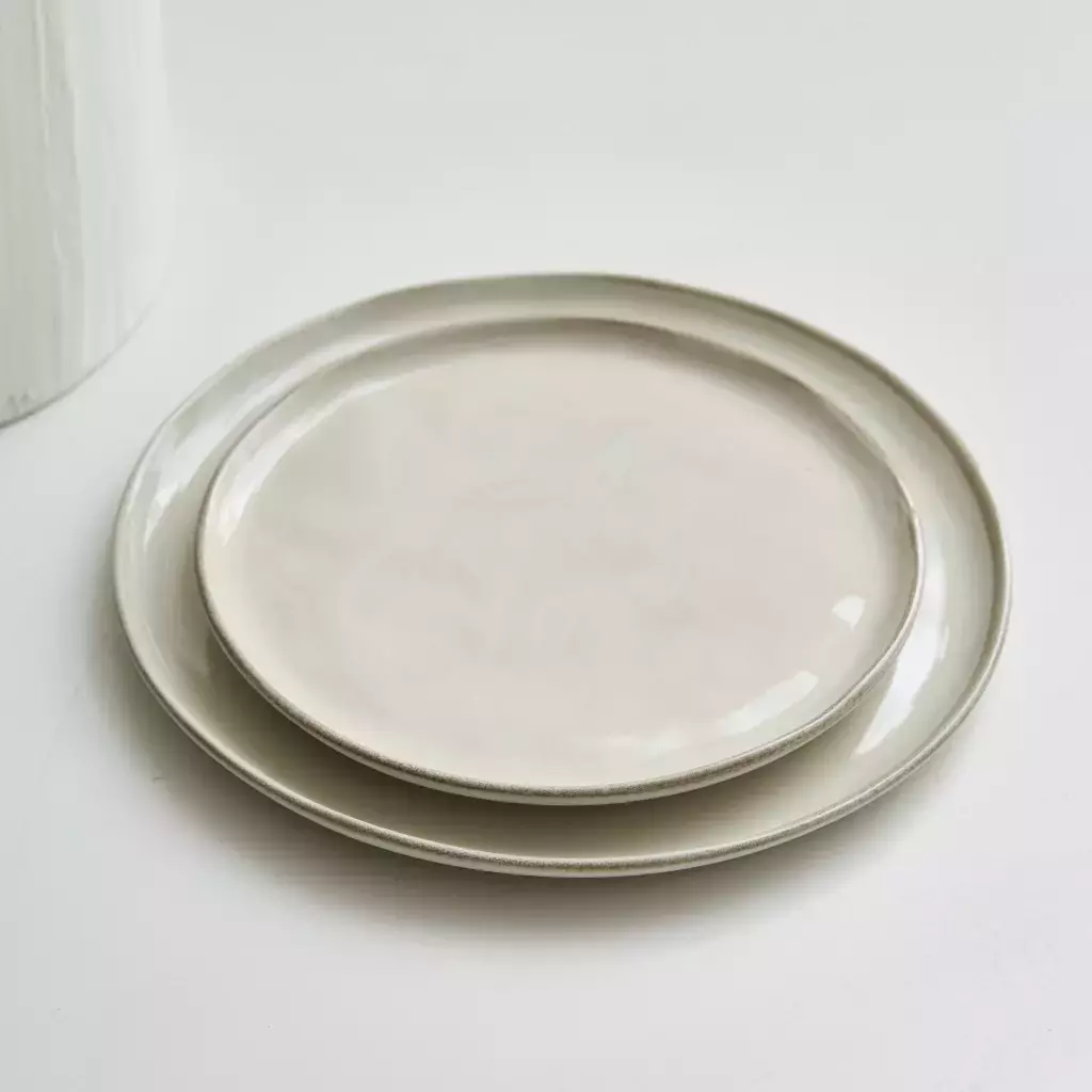 [AAE628] SET X6 PLATO DE POSTRE LINEA ORGANICA PLAIN RUSTICA - eCommerce 3