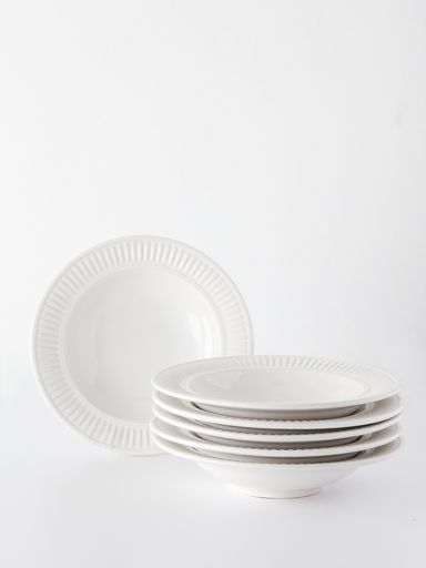 [AAG163] SET X6 PLATO HONDO DAISY 22 CM BLANCO - eCommerce 4