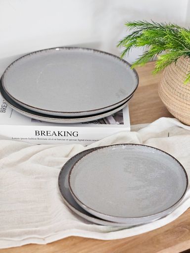 [AAG046] SET X6 PLATO PLAYO 27 CM MODERNA GREY - eCommerce 3