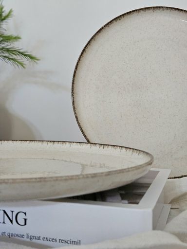 [AAG044] SET X6 PLATO POSTRE 19 CM IVORY - eCommerce 6