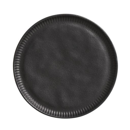 [AAG158] SET X6 PLATO POSTRE ORGANICA LINHAS NEGRO 21CM - eCommerce 3