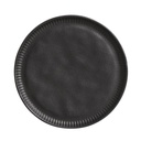 [AAG158] SET X6 PLATO POSTRE ORGANICA LINHAS NEGRO 21CM - eCommerce 3