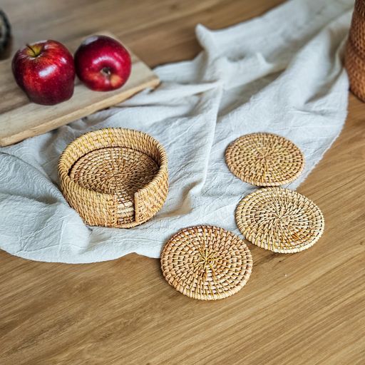 [AAG619] SET X6 POSAVASOS RATTAN - eCommerce 3