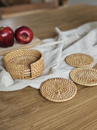 [AAG619] SET X6 POSAVASOS RATTAN - eCommerce 4