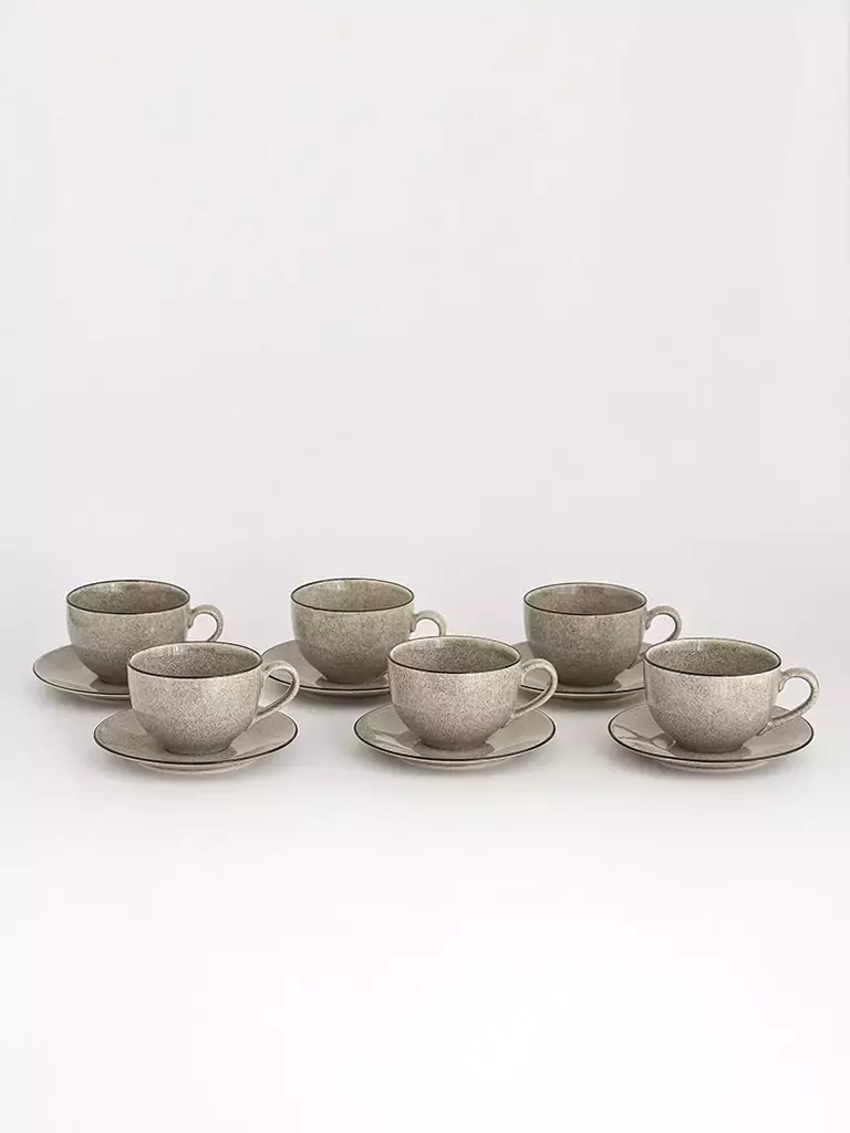 [AAE673] SET X6 TAZA DE TÉ PORCELANA PEDRA ROCHA BEIGE 507 ML - eCommerce 5