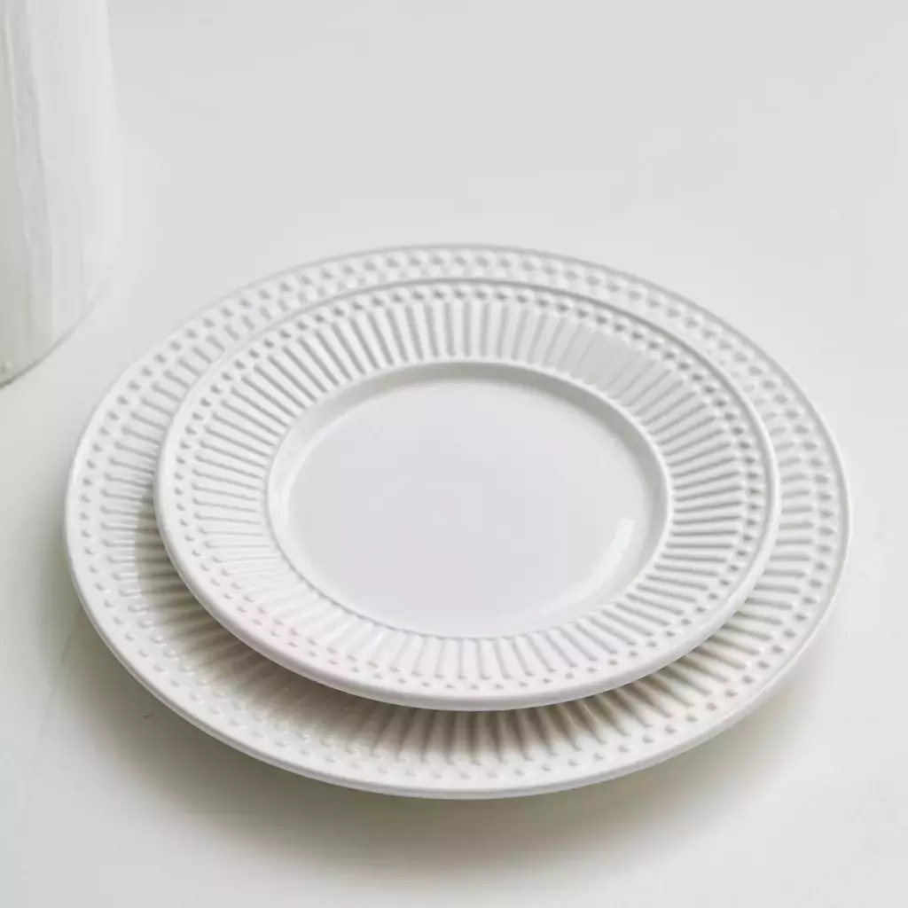 [AAE554] SET x 6 PIEZAS BLANCO LINEA ROMA - eCommerce 5