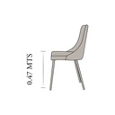 [AAF404] SILLA DANUBIO LINO GRIS - eCommerce 5