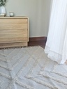 [AAE906] ALFOMBRA 120 X 180 CM BASE TEJIDA CON X CONCÉNTRICAS GRIS - eCommerce 4