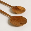 [AAH574] Set de cubiertos para ensalada madera de teca 30cm - eCommerce 3