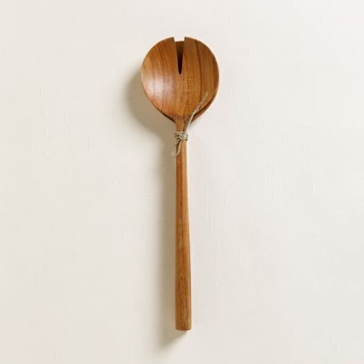 [AAH574] Set de cubiertos para ensalada madera de teca 30cm - eCommerce 5
